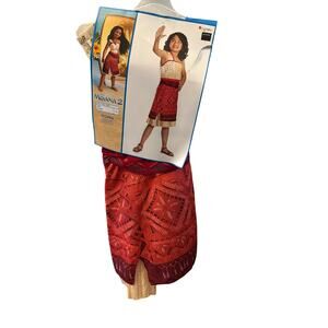 Disney Moana 2 Costume Dress Size 4-6x NWT